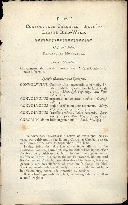 Plate 459 - Pentandria Monogynia
