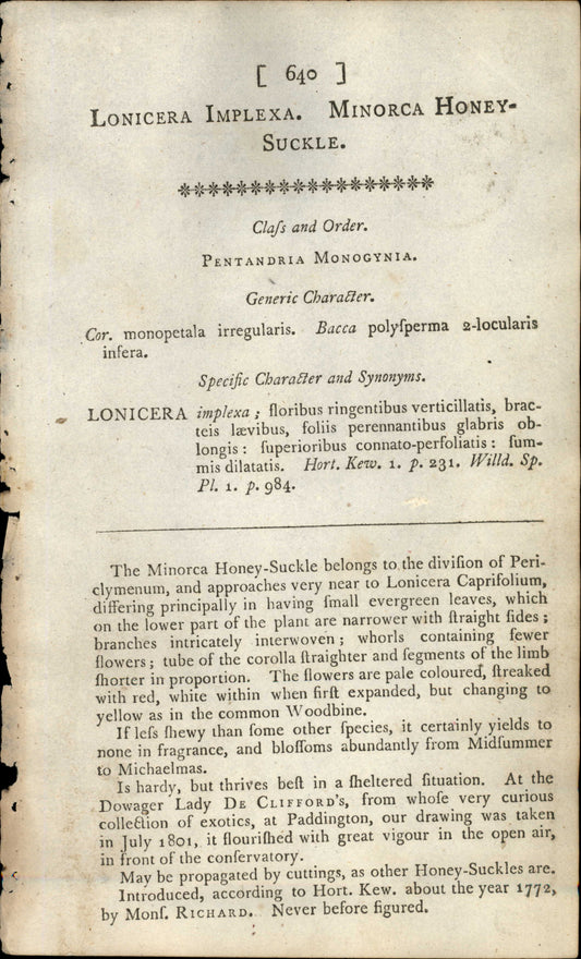 Plate 640 - Pentandria Monogynia