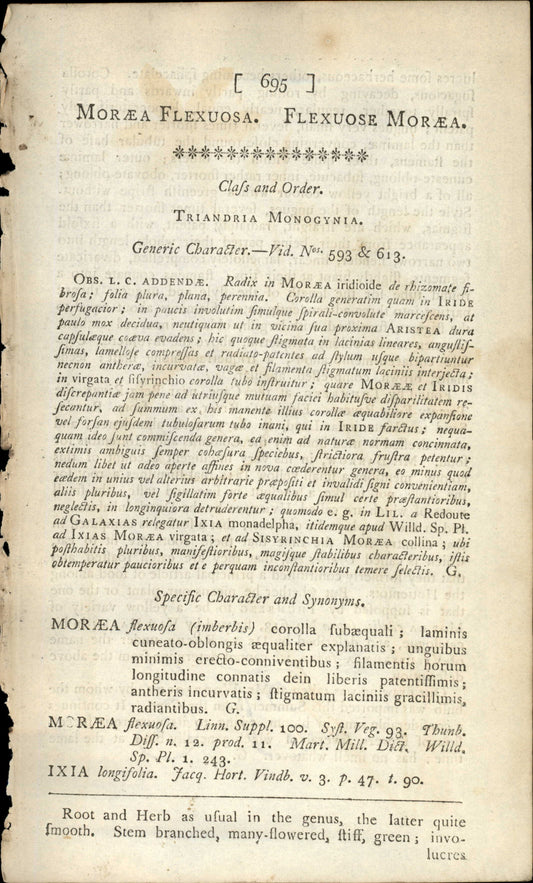 Plate 695 - Flexuose Morea