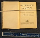 The Philosophy of Hegel - Carl J. Friedrich editr - Modern Library Vintage 1954