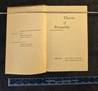 Theories of Personality - Calvin S. Hall - John Wiley & Sons - Vintage 1957 HC