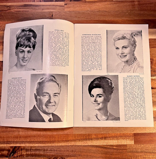 The Sound of Music Programme 1961 London Palace Theatre Rodgers Hammerstein