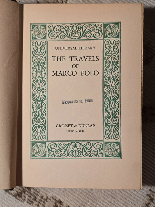 Travels of Marco Polo (Grosset & Dunlap, Universal Library HC)