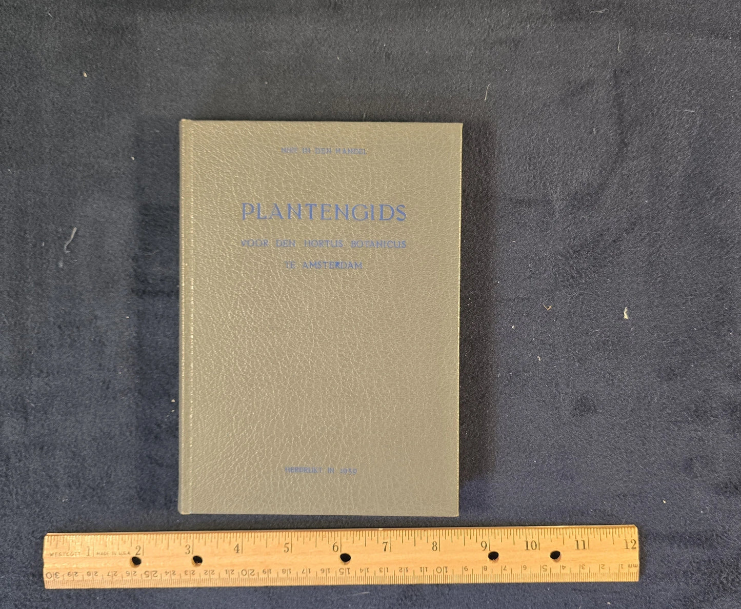 Plantengids Hortus Botanicus Amsterdam by Stomps – 1939 Guide HC
