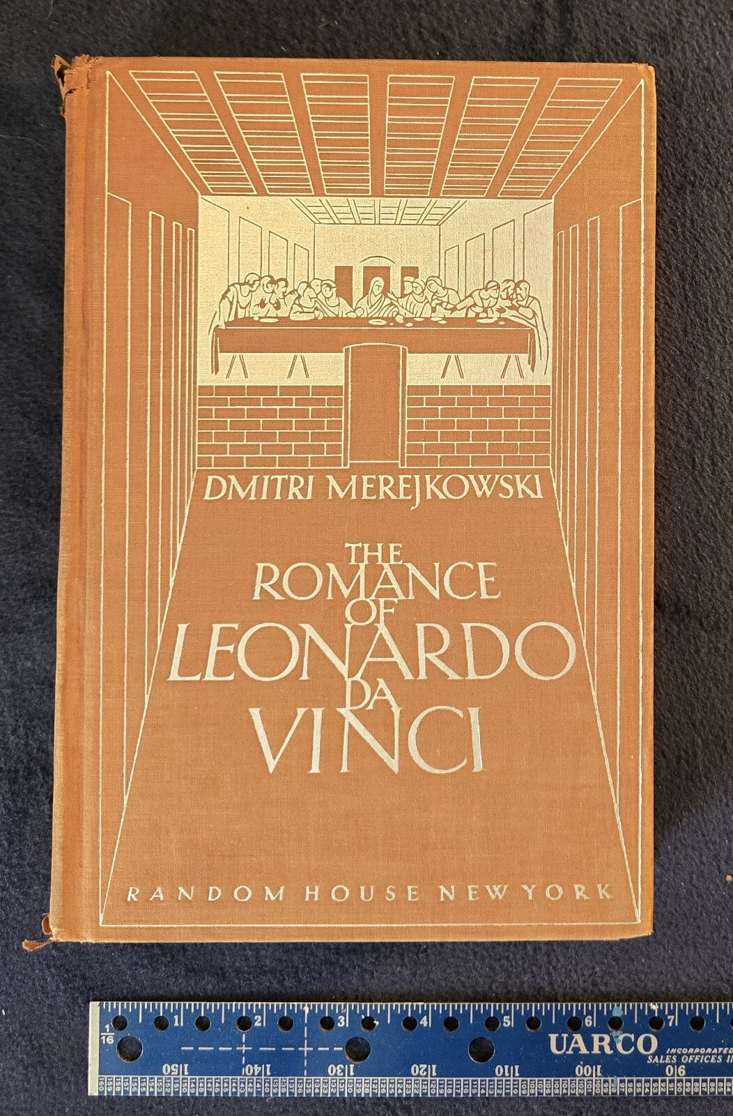 Vintage 1928 The Romance of Leonardo DaVinci - Merejko Hard Cover