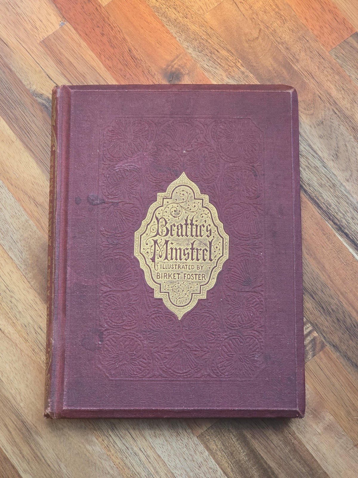 1858 The Minstrel James Beattie | Birket Foster Illustrations | George Routledge