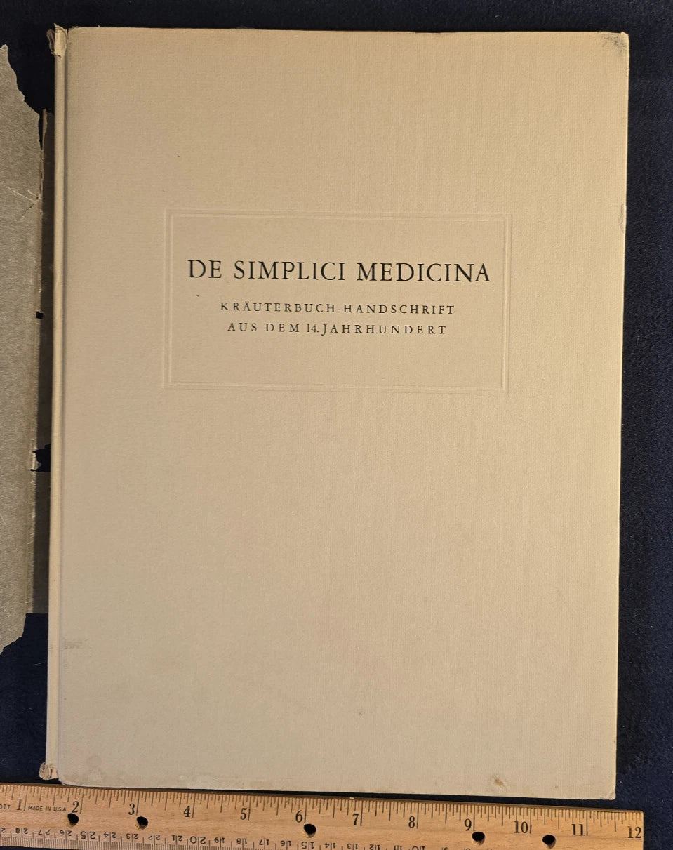 De Simplici Medicina by Dr. Arnold Pfister – Facsimile (1960)