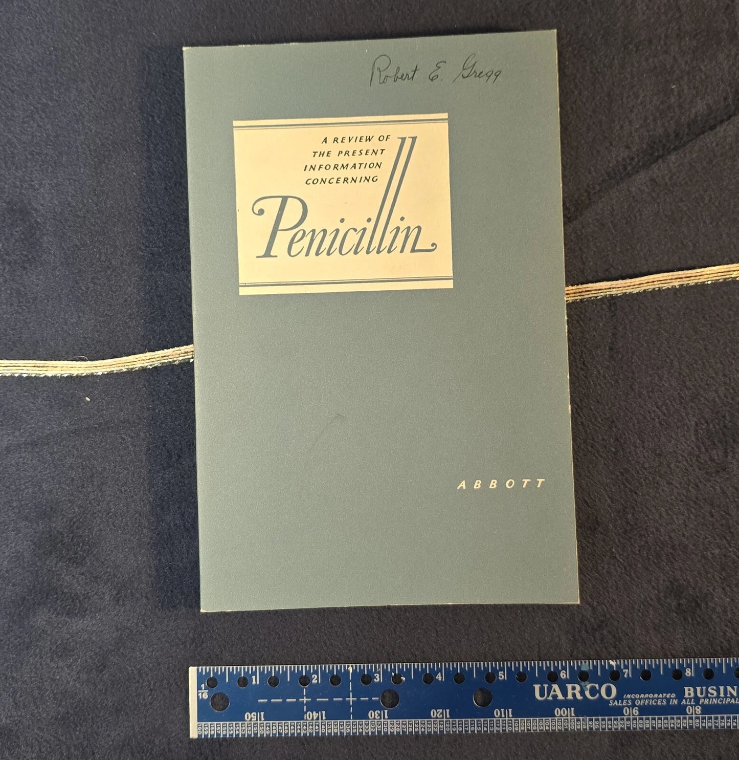 Vintage Penicillin Scientific Review Book