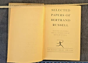 Vintage - Selected Papers of Bertrand Russell - The Modern Library #137 1955 HC