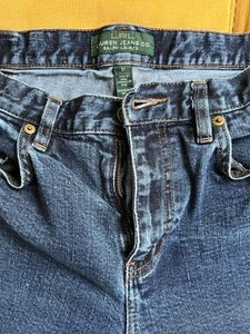 Lauren Ralph Lauren Jeans Co. Classic Fit High Rise Denim Blue Jeans Women
