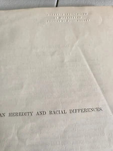 Mendelian Heredity and Racial Differences (1925) by R. Ruggles Gates