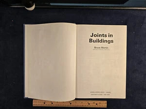 Joints in Buildings | Bruce Martin | 1977 First Edition