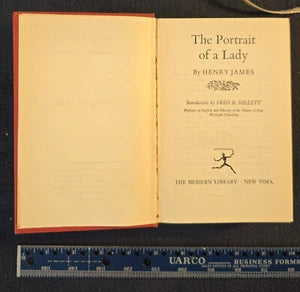 Vintage The Portrait of a Lady - Henry James - The Modern Library New York 1951