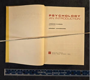 Psychology An Introduction 1968 Text Book Kagan & Haverman Harcourt