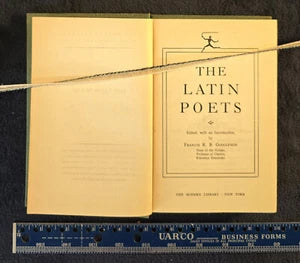 The Latin Poets Edited by Francis Godolphin 1st Modern Library 1949 Hardcover