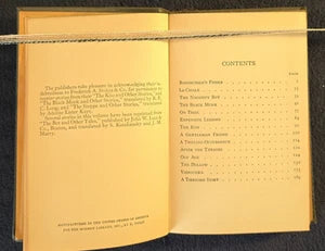 Modern Library Book 31.1, Rothschild's Fiddle -Antonin Chekhov