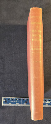 Essentials of Psychological Testing - Lee J. Cronbach 1949, Hardcover 1st Ed.