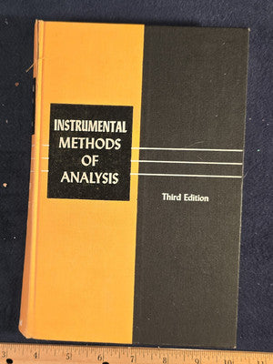 Instrumental Methods of Analysis | 1965 Willard et al.