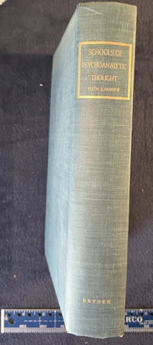Schools of Psychoanalytical Thought - 1955 Antique Medical Book 1st Edition