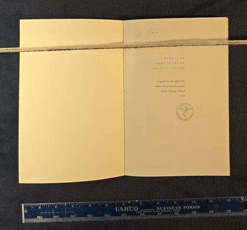 Vintage Penicillin Scientific Review Book