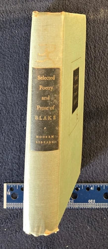 Vintage Selected Poetry and Prose of William Blake - 1953 - Modern Library HC