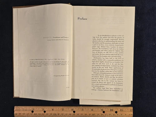 Physics: Foundations and Frontiers | Gamow & Cleveland | 1960