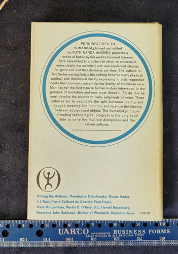 Science: The Center of Culture By I. I. Rabi 1970 1st.