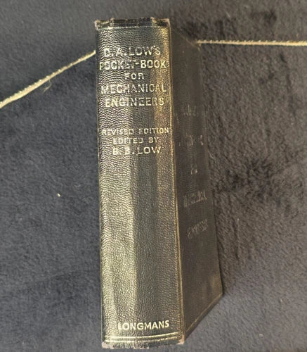 Vintage D A Low's Pocket Book for Mechanical Engineers