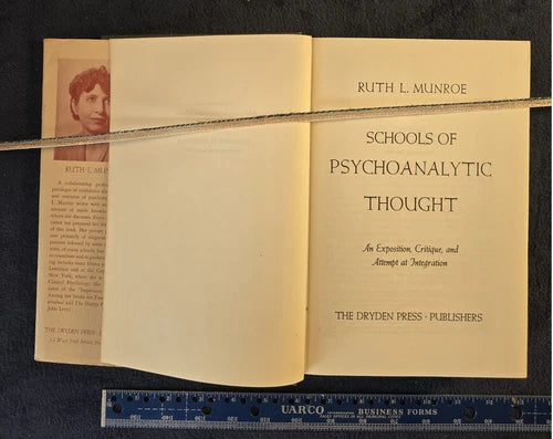 Schools of Psychoanalytical Thought - 1955 Antique Medical Book 1st Edition