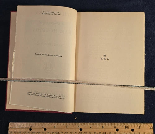 The Raven: A Biography of Sam Houston by Marquis James – Reprint (1929)