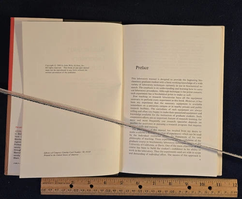 Biochemistry Laboratory Techniques by Sterling Chaykin – First (1966)
