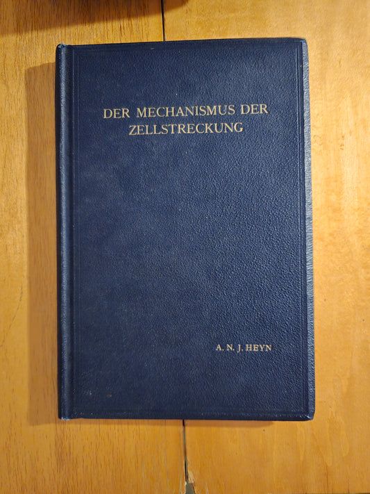 1931 Cell Elongation Thesis by Heyn | Dedicated to Mrs. de Vries | Utrecht Botany