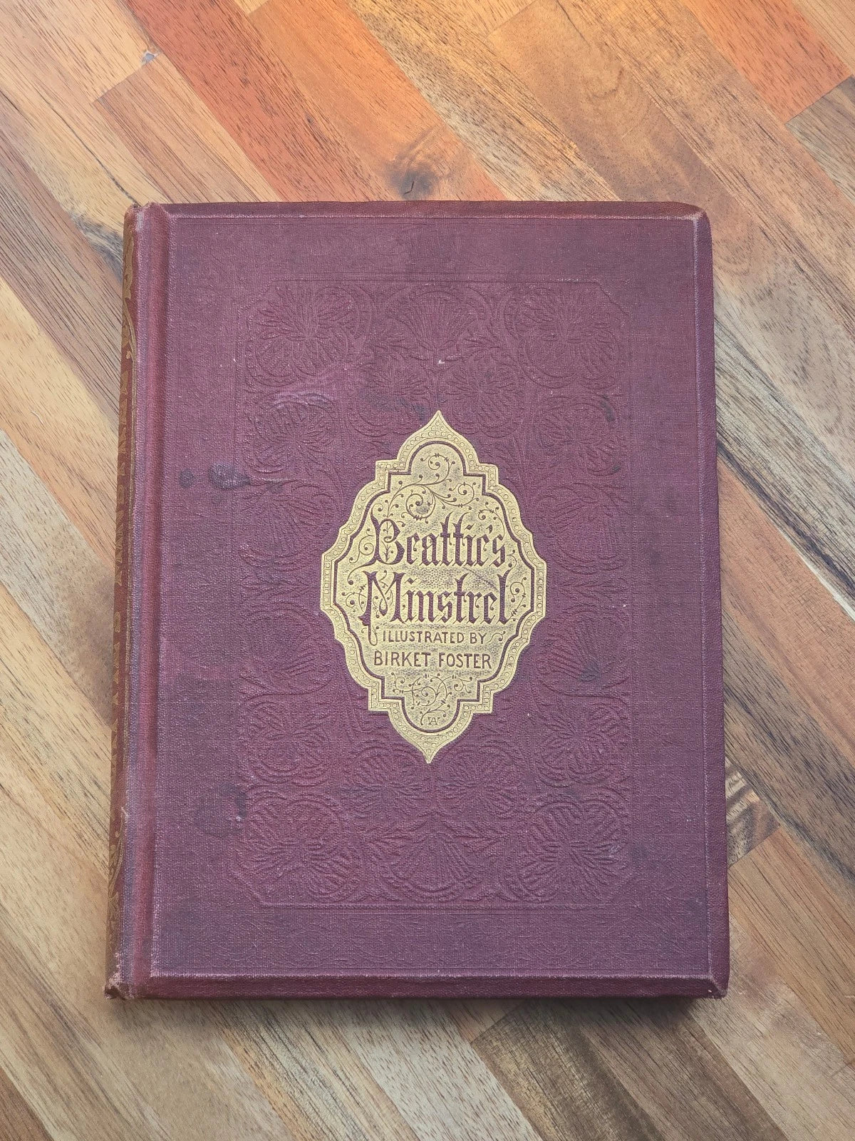 1858 The Minstrel James Beattie | Birket Foster Illustrations | George Routledge