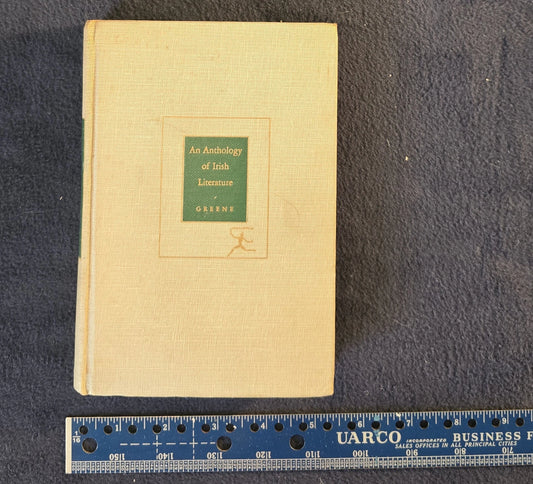 An Anthology of Irish Literature - David H. Greene  Modern Library Vintage 1954