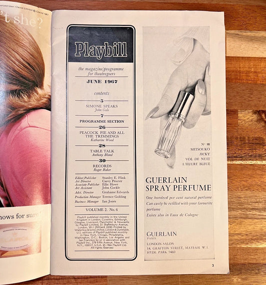 Jack Milroy Show Playbill June 1967 King’s Theatre Edinburgh Comedy