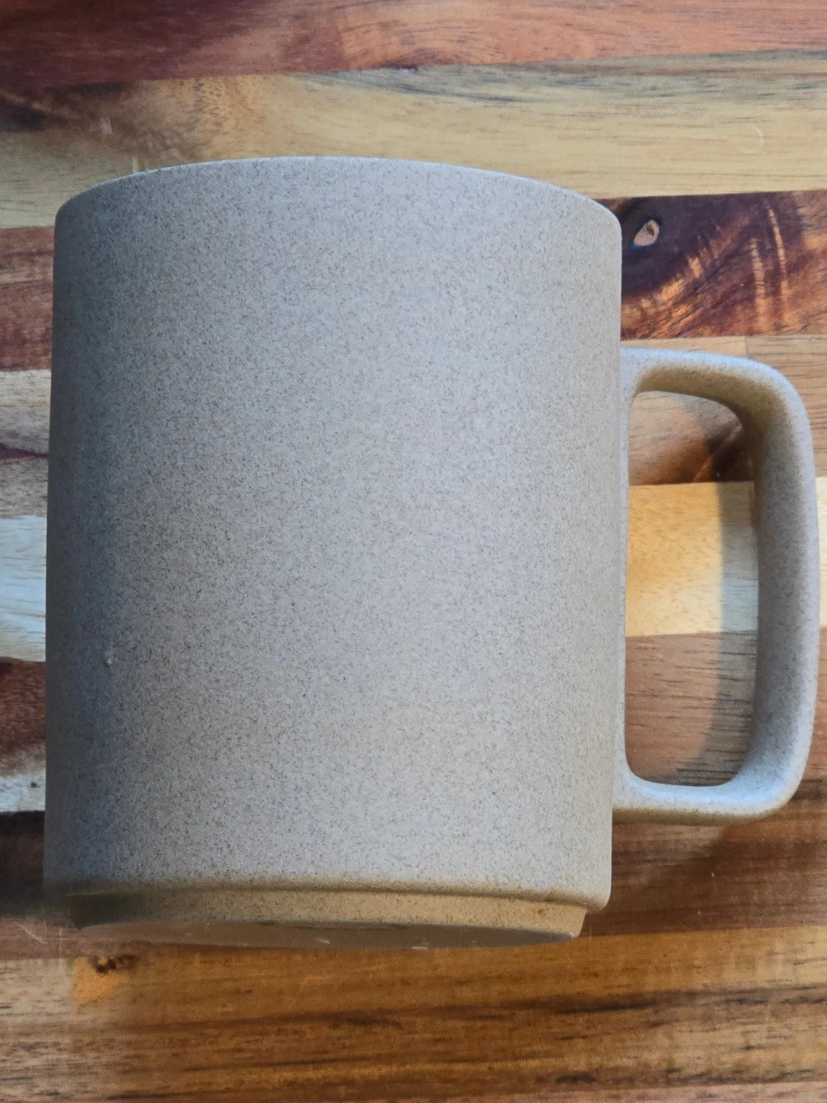 Hasami Porcelain Japan Tan Matte Textured Mug Ceramic Cup