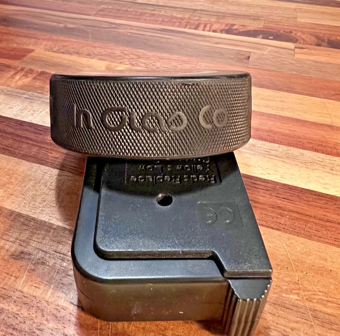 NHL Official Game Puck Chicago Blackhawks 2002-2004 | Made in Canada