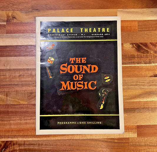 The Sound of Music Programme 1961 London Palace Theatre Rodgers Hammerstein
