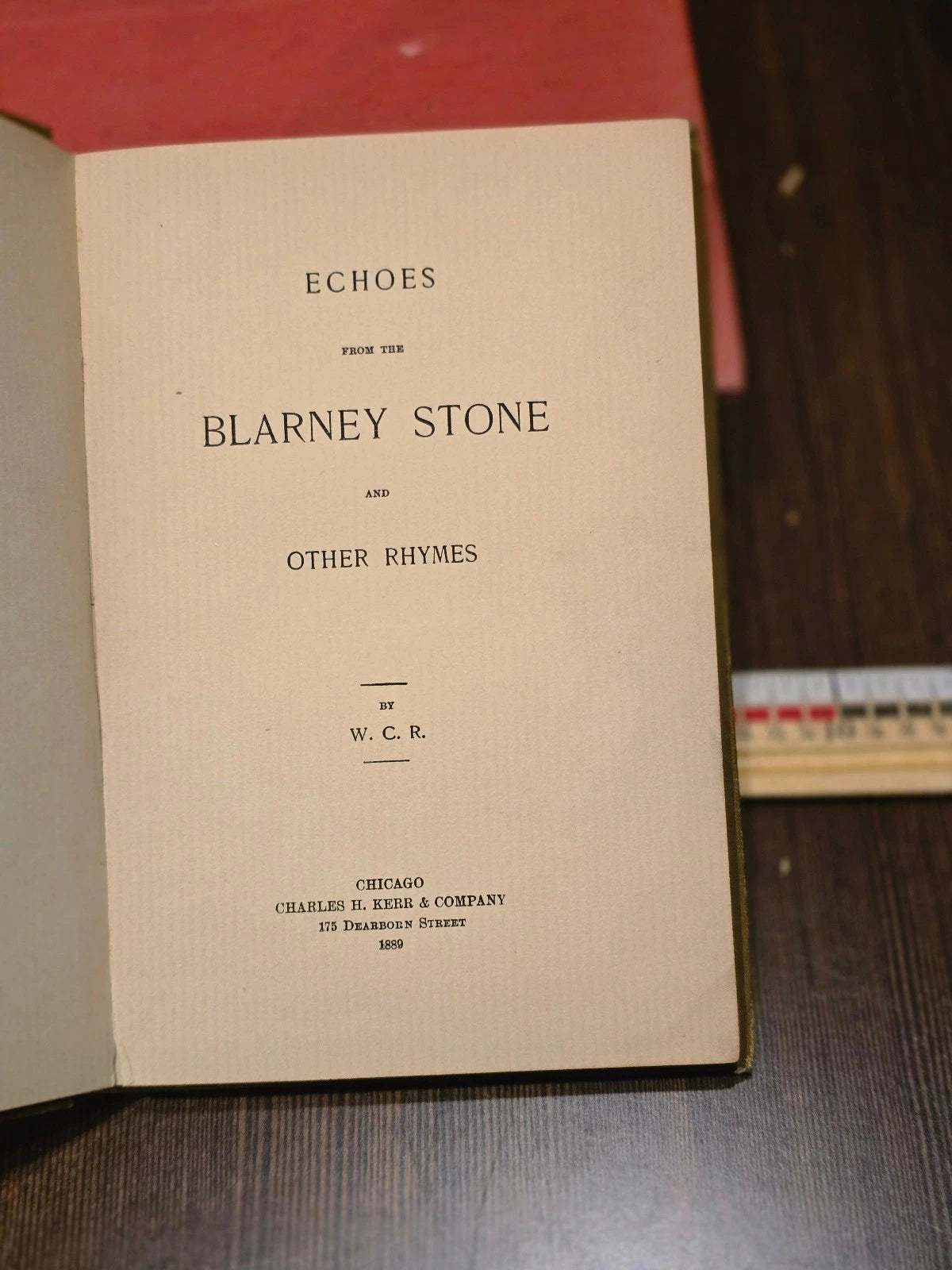 Echoes from the Blarney Stone by W.C. R. Kerr (1889)
