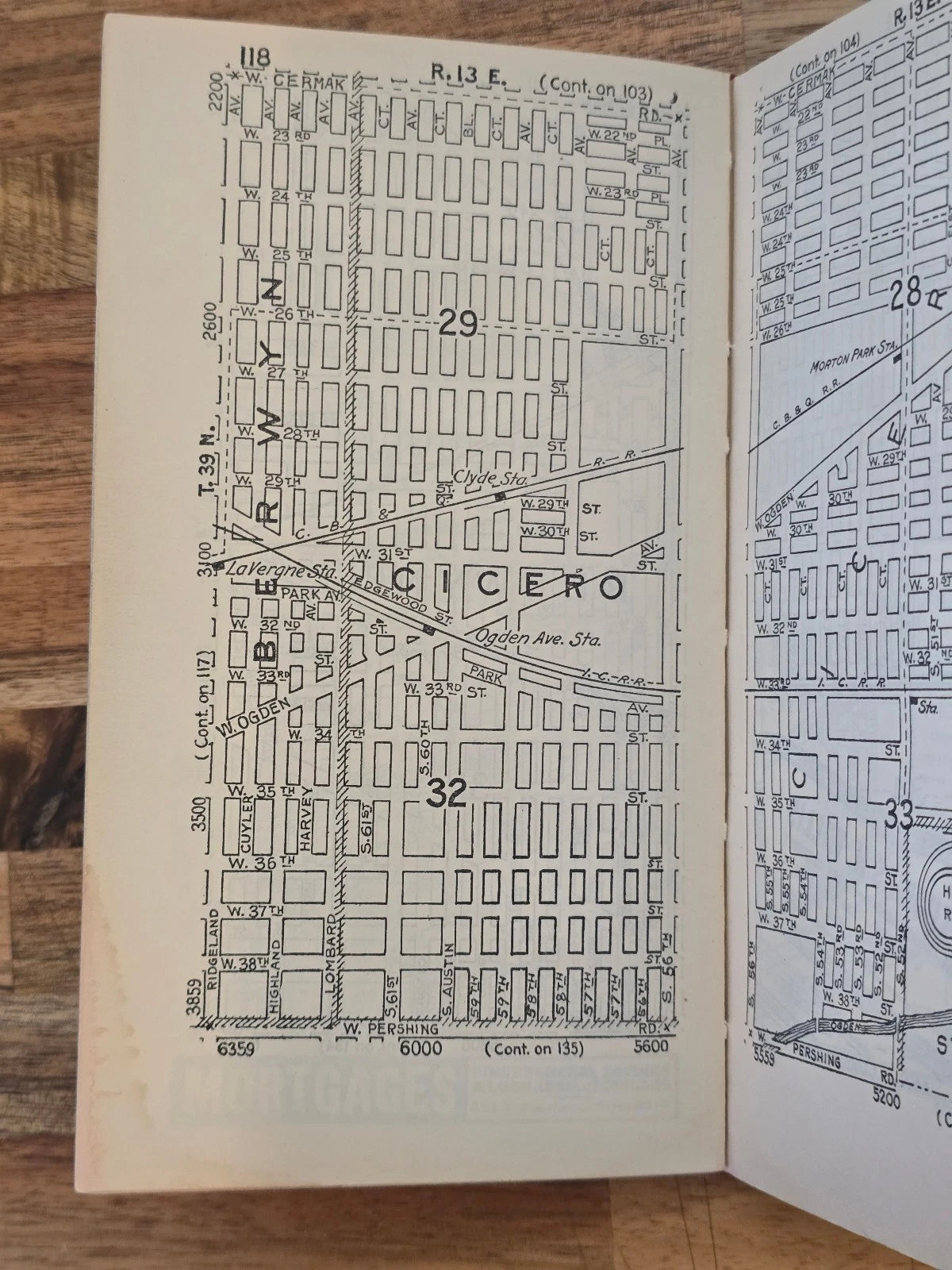 Kandul’s Tillotson Pocket Map and Street Guide of Chicago and Suburbs by Thom...