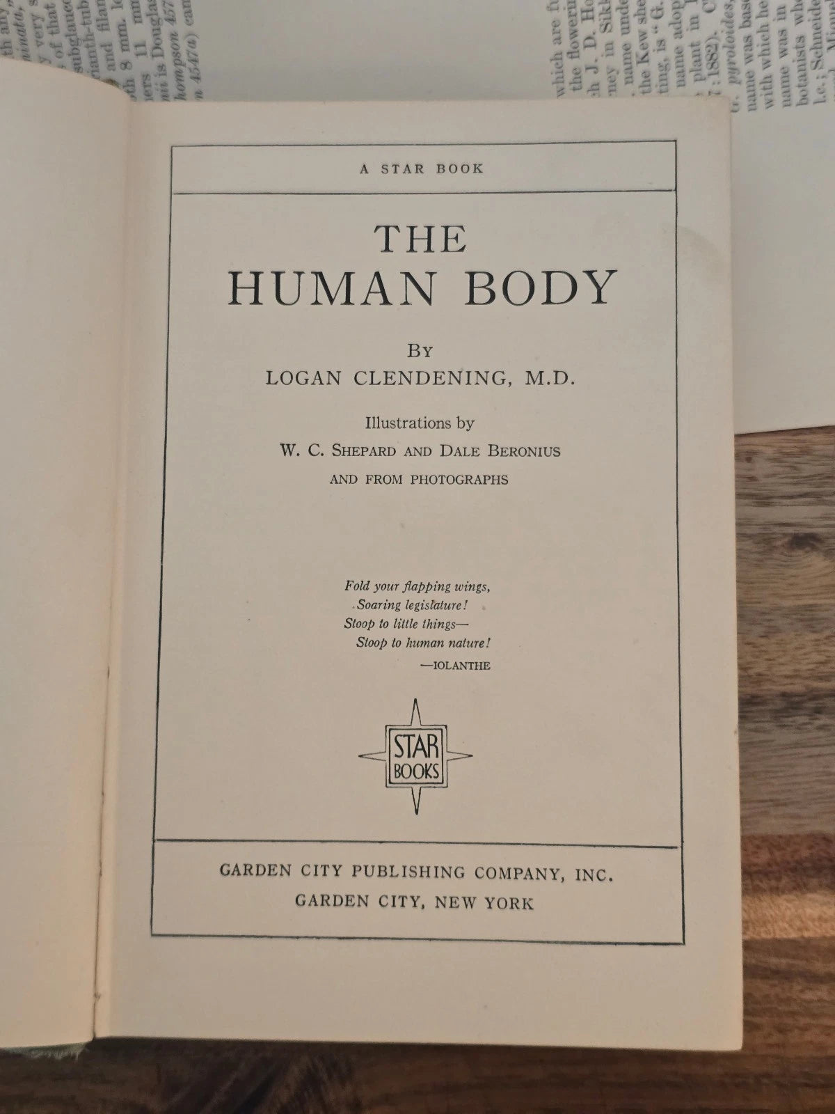 The Human Body by Logan Clendening - Star Book Edition