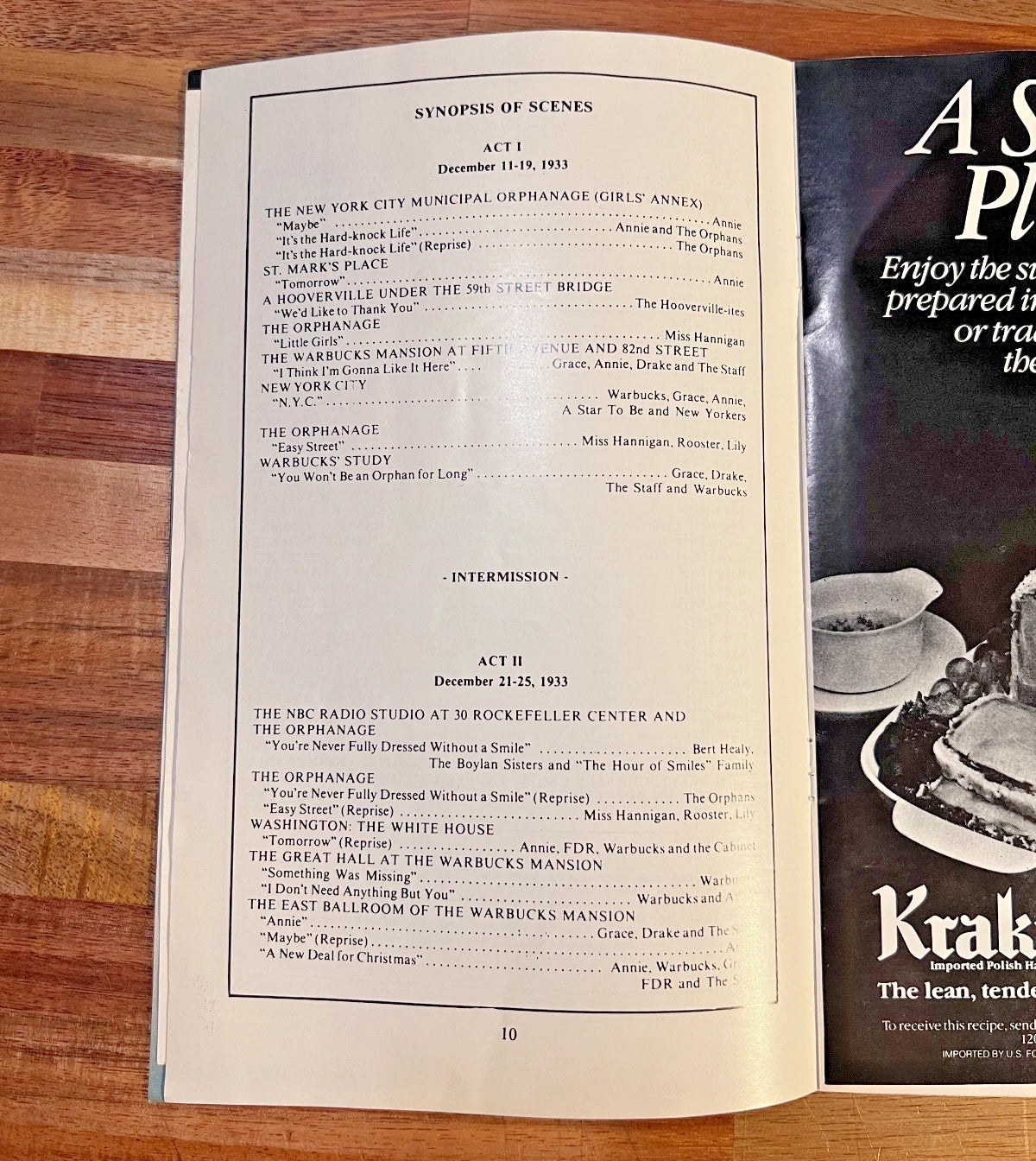 Annie Stagebill Chicago Shubert Theatre Broadway Musical Vintage | July 1979