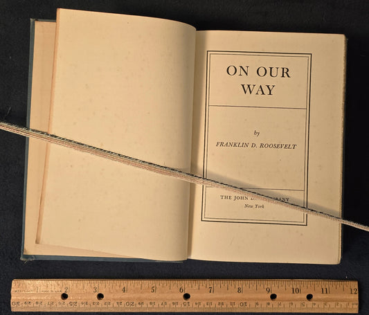 On Our Way by Franklin D. Roosevelt – First (1934)