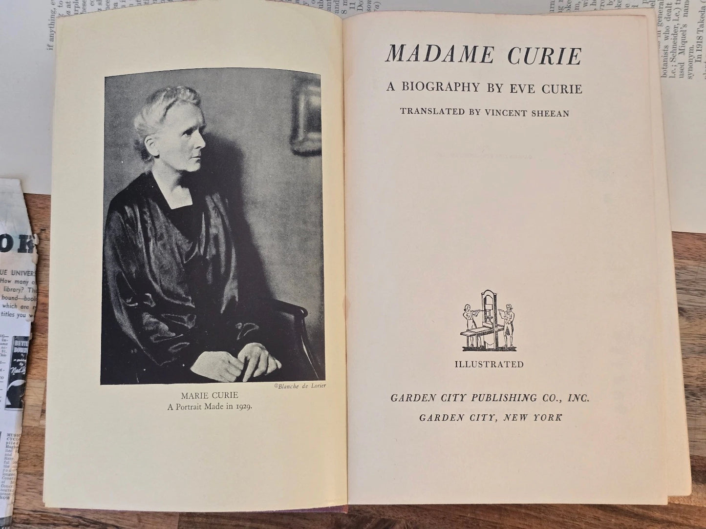 Madame Curie by Eve Curie (1940)