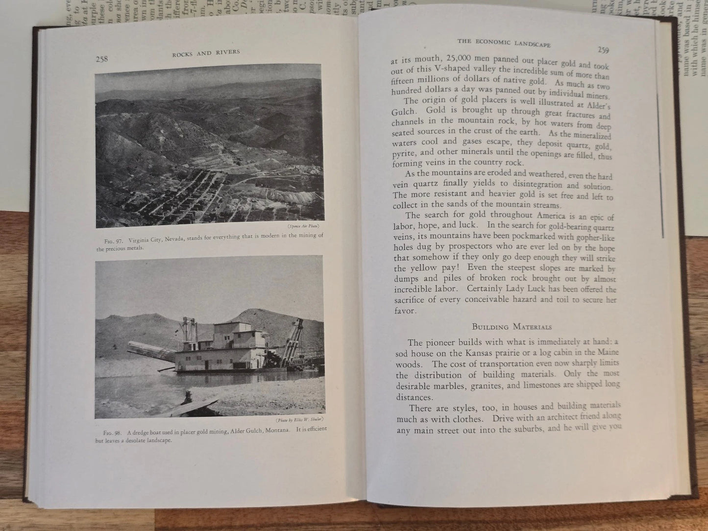 Rocks and Rivers of America by Ellis W. Shuler (1945) - Very Good Condition