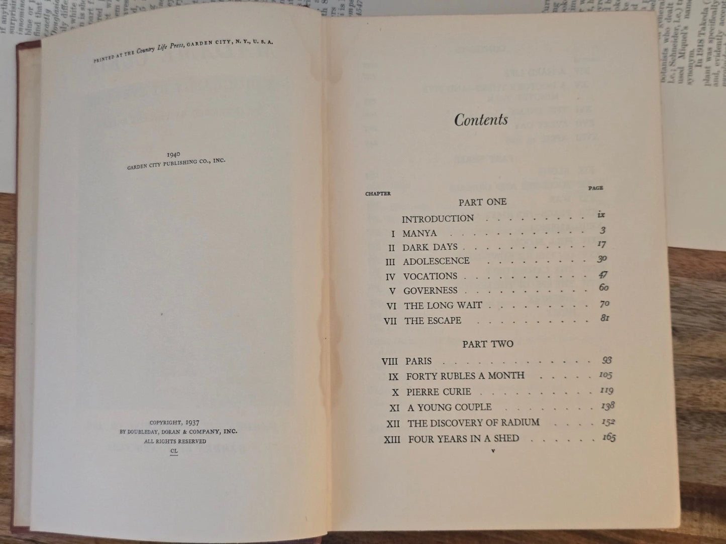 Madame Curie by Eve Curie (1940)