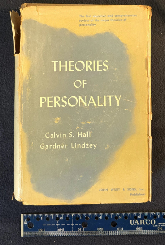 Theories of Personality - Calvin S. Hall - John Wiley & Sons - Vintage 1957 HC