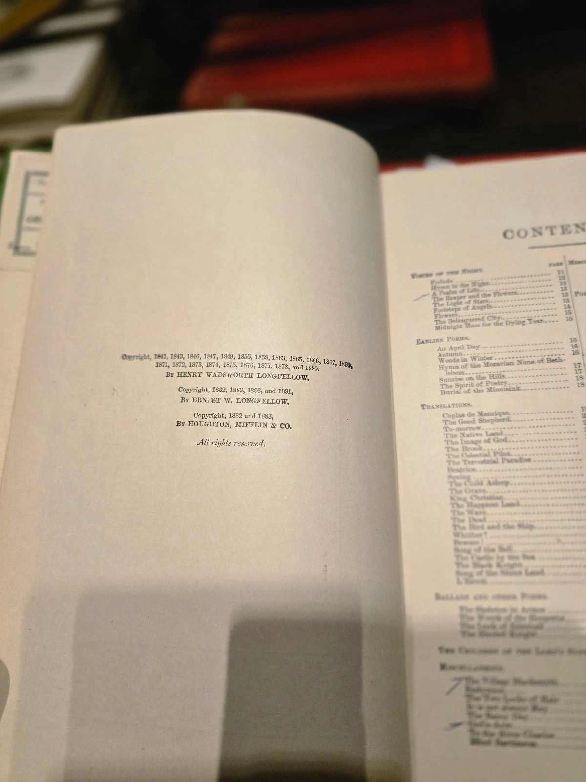Longfellow's Poems by Henry Wadsworth Longfellow - Complete Edition - Very Go...