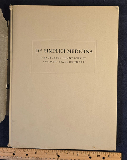 De Simplici Medicina by Dr. Arnold Pfister – Facsimile (1960)