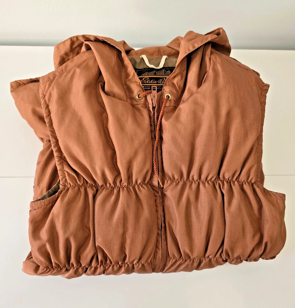 VTG 1970s EDDIE BAUER Goose Down Puffer Vest Medium Unisex